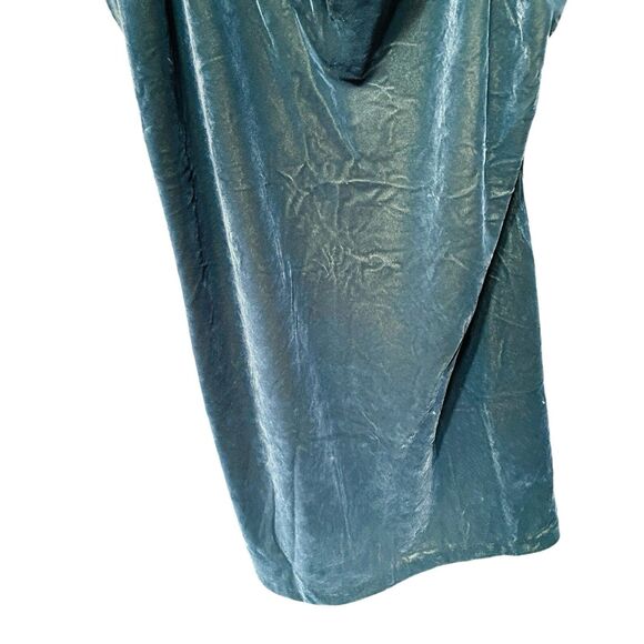 NWT Banana Republic Green Mini Slip Dress Cowl Neck Spaghetti Straps Xl - Picture 5 of 8